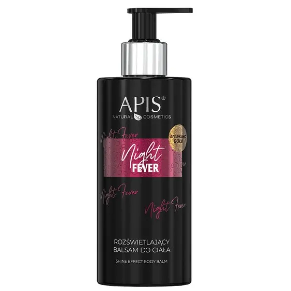 Apis Night Fever, Rozświetlający balsam do ciała, 300 ml