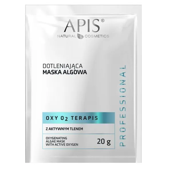 Apis OXY O2 Terapis, dotleniająca maska algowa z aktywny tlenem, 20 g