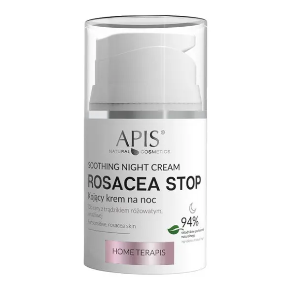 Apis, Rosacea-Stop, kojący krem na noc, 50 ml