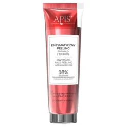 Apis Żurawinowa Witalność, enzymatyczny peeling do twarzy z żurawiną, 100 ml