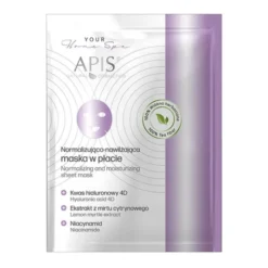 Apis Your Home Spa, normalizująco-nawilżająca maska w płacie, 20 g