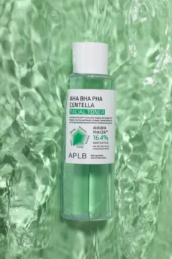 APLB AHA BHA PHA Centella Facial Toner, tonik oczyszczający do twarzy z kwasami i wąkrotą, 160 ml