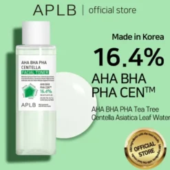 APLB AHA BHA PHA Centella Facial Toner, tonik oczyszczający do twarzy z kwasami i wąkrotą, 160 ml