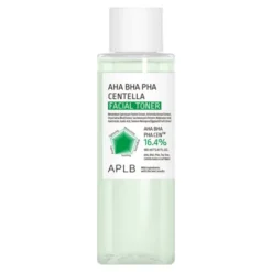 APLB AHA BHA PHA Centella Facial Toner, tonik oczyszczający do twarzy z kwasami i wąkrotą, 160 ml