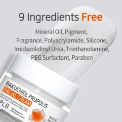 APLB Bakuchiol Propolis Facial Cream, krem łagodzący do twarzy z bakuchiolem i propolisem, 55 ml
