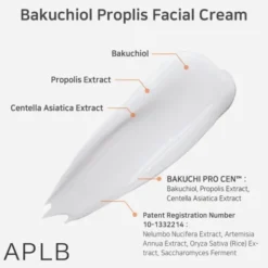 APLB Bakuchiol Propolis Facial Cream, krem łagodzący do twarzy z bakuchiolem i propolisem, 55 ml