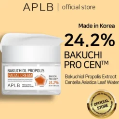 APLB Bakuchiol Propolis Facial Cream, krem łagodzący do twarzy z bakuchiolem i propolisem, 55 ml