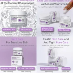 APLB Collagen EGF Peptide Facial Cream, krem ujędrniający do twarzy z kolagenem i peptydami EGF, 55 ml