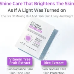 APLB Collagen EGF Peptide Sheet Mask, maska w płachcie do twarzy z kolagenem i peptydami EGF, 25 ml
