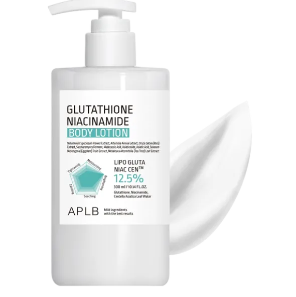 APLB Glutathione Niacinamide Body Lotion, balsam do ciała, 300 ml