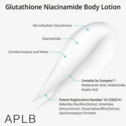 APLB Glutathione Niacinamide Body Lotion, balsam do ciała, 300 ml