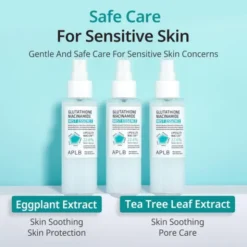 APLB Glutathione Niacinamide Mist Essence, mgiełka-esencja rozjaśniająca do twarzy z glutationem i niacynamidem, 105 ml