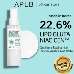 APLB Glutathione Niacinamide Mist Essence, mgiełka-esencja rozjaśniająca do twarzy z glutationem i niacynamidem, 105 ml