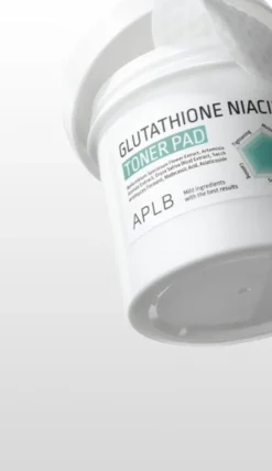 APLB Glutathione Niacinamide Toner Pad, płatki tonizujące do twarzy z glutationem i niacynamidem, 60 szt.