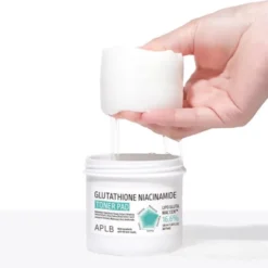 APLB Glutathione Niacinamide Toner Pad, płatki tonizujące do twarzy z glutationem i niacynamidem, 60 szt.