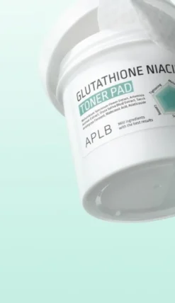 APLB Glutathione Niacinamide Toner Pad, płatki tonizujące do twarzy z glutationem i niacynamidem, 60 szt.