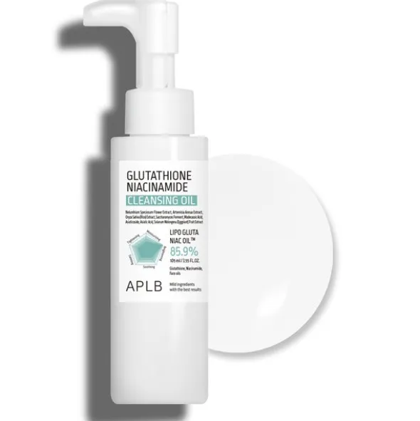APLB Glutathione Niacinamide Cleansing Oil, olejek do mycia twarzy, 105 ml