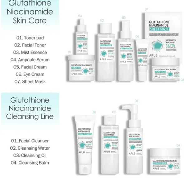 APLB Glutathione Niacinamide Cleansing Oil, olejek do mycia twarzy, 105 ml