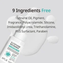 APLB Glutathione Niacinamide Cleansing Oil, olejek do mycia twarzy, 105 ml