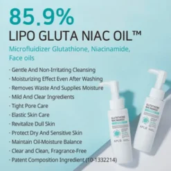 APLB Glutathione Niacinamide Cleansing Oil, olejek do mycia twarzy, 105 ml