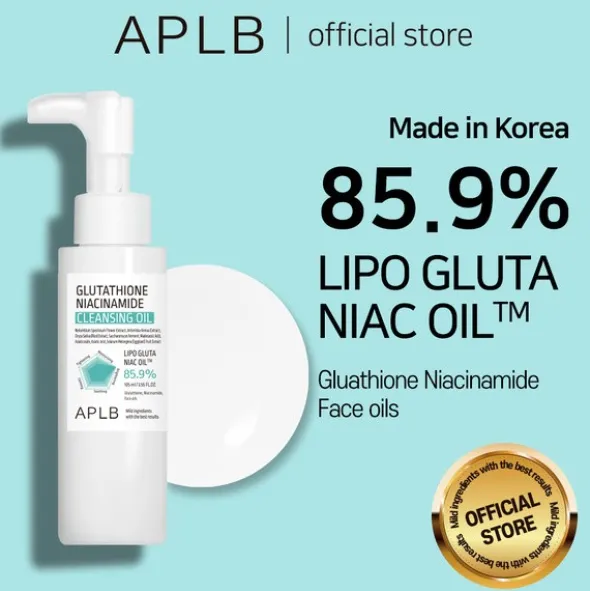 APLB Glutathione Niacinamide Cleansing Oil, olejek do mycia twarzy, 105 ml