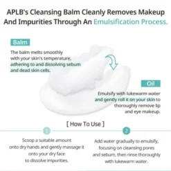 APLB Glutathione Niacinamide Cleansing Balm, balsam do demakijażu z glutationem i niacynamidem, 80 ml