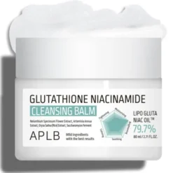 APLB Glutathione Niacinamide Cleansing Balm, balsam do demakijażu z glutationem i niacynamidem, 80 ml