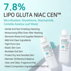 APLB Glutathione Niacinamide Cleansing Water, woda micelarna z gluatationem i niacynamidem, 160 ml