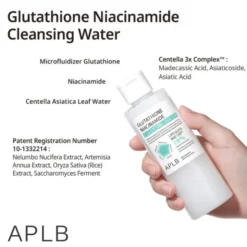 APLB Glutathione Niacinamide Cleansing Water, woda micelarna z gluatationem i niacynamidem, 160 ml