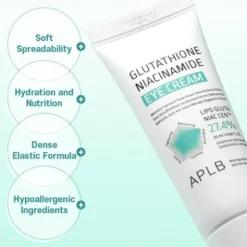 APLB Glutathione Niacinamide Eye Cream, krem pod oczy z glutationem i niacynamidem, 20 ml