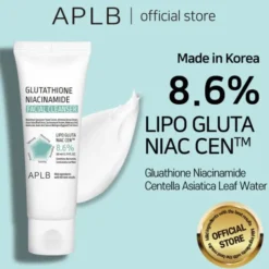 APLB Glutathione Niacinamide Facial Cleanser, oczyszczający żel do mycia twarzy z glutationem i niacynamidem, 80 ml