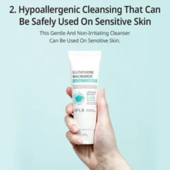 APLB Glutathione Niacinamide Facial Cleanser, oczyszczający żel do mycia twarzy z glutationem i niacynamidem, 80 ml