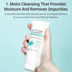 APLB Glutathione Niacinamide Facial Cleanser, oczyszczający żel do mycia twarzy z glutationem i niacynamidem, 80 ml