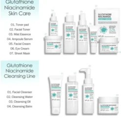 APLB Glutathione Niacinamide Facial Cleanser, oczyszczający żel do mycia twarzy z glutationem i niacynamidem, 80 ml