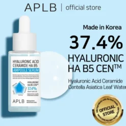 APLB Hyaluronic Acid Ceramide HA B5 Ampoule, serum nawilżające do twarzy z kwasem hialuronowym, ceramidami i witaminą B5, 40 ml