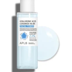 APLB Hyaluronic Acid Ceramide HA B5 Facial Toner, tonik nawilżający do twarzy z kwasem hialuronowym i ceramidami, 160 ml
