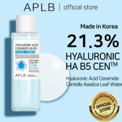 APLB Hyaluronic Acid Ceramide HA B5 Facial Toner, tonik nawilżający do twarzy z kwasem hialuronowym i ceramidami, 160 ml