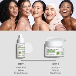 APLB Lactic Acid Retinol Ampoule, serum wygładzające z kwasem mlekowym i retinolem, 40 ml