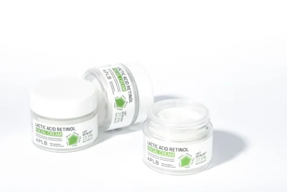 APLB Lactic Acid Retinol Facial Cream, krem odnawiający do twarzy z kwasem mlekowym i retinolem, 55 ml