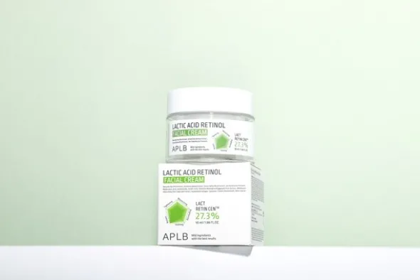 APLB Lactic Acid Retinol Facial Cream, krem odnawiający do twarzy z kwasem mlekowym i retinolem, 55 ml