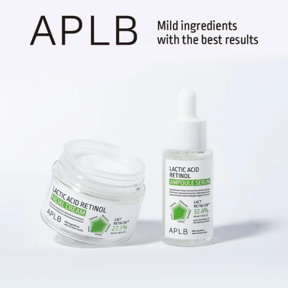 APLB Lactic Acid Retinol Facial Cream, krem odnawiający do twarzy z kwasem mlekowym i retinolem, 55 ml