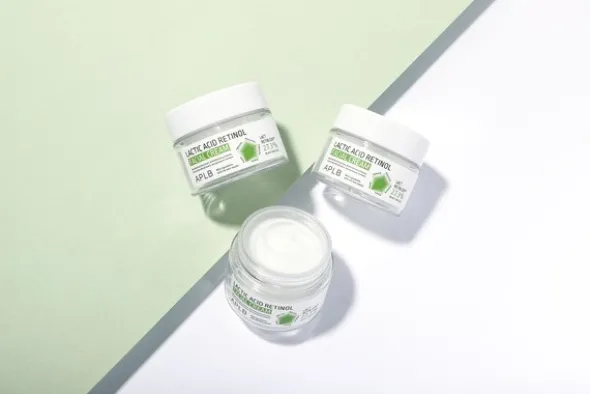 APLB Lactic Acid Retinol Facial Cream, krem odnawiający do twarzy z kwasem mlekowym i retinolem, 55 ml