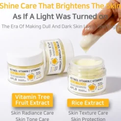 APLB Retinol Vitamin C Vitamin E Facial Cream, krem przeciwzmarszczkowy do twarzy z retinolem oraz witaminami C i E, 55 ml