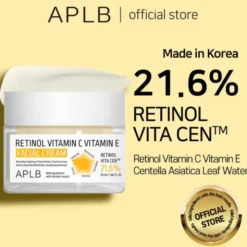APLB Retinol Vitamin C Vitamin E Facial Cream, krem przeciwzmarszczkowy do twarzy z retinolem oraz witaminami C i E, 55 ml