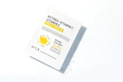 APLB Retinol Vitamin C Vitamin E Sheet Mask, maska w płachcie na twarz z retinolem oraz witaminami C i E, 25 ml