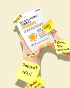 APLB Retinol Vitamin C Vitamin E Sheet Mask, maska w płachcie na twarz z retinolem oraz witaminami C i E, 25 ml
