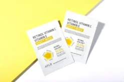 APLB Retinol Vitamin C Vitamin E Sheet Mask, maska w płachcie na twarz z retinolem oraz witaminami C i E, 25 ml