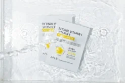 APLB Retinol Vitamin C Vitamin E Sheet Mask, maska w płachcie na twarz z retinolem oraz witaminami C i E, 25 ml