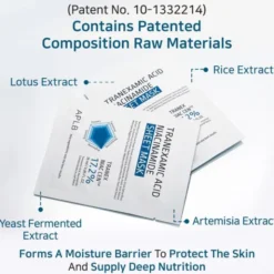 APLB Tranexamic Acid Niacinamide Sheet Mask, rozjaśniająca maska w płachcie z kwasem traneksamowym i niacynamidem, 25 ml