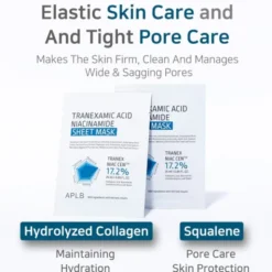 APLB Tranexamic Acid Niacinamide Sheet Mask, rozjaśniająca maska w płachcie z kwasem traneksamowym i niacynamidem, 25 ml